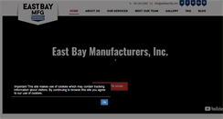 Desktop Screenshot of eastbaymfg.com
