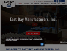 Tablet Screenshot of eastbaymfg.com
